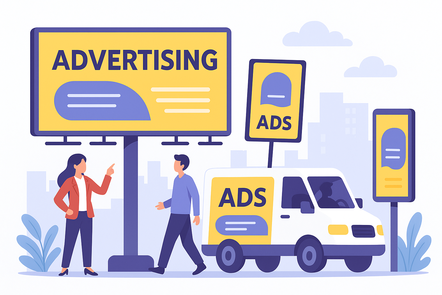 billboard van street advertising