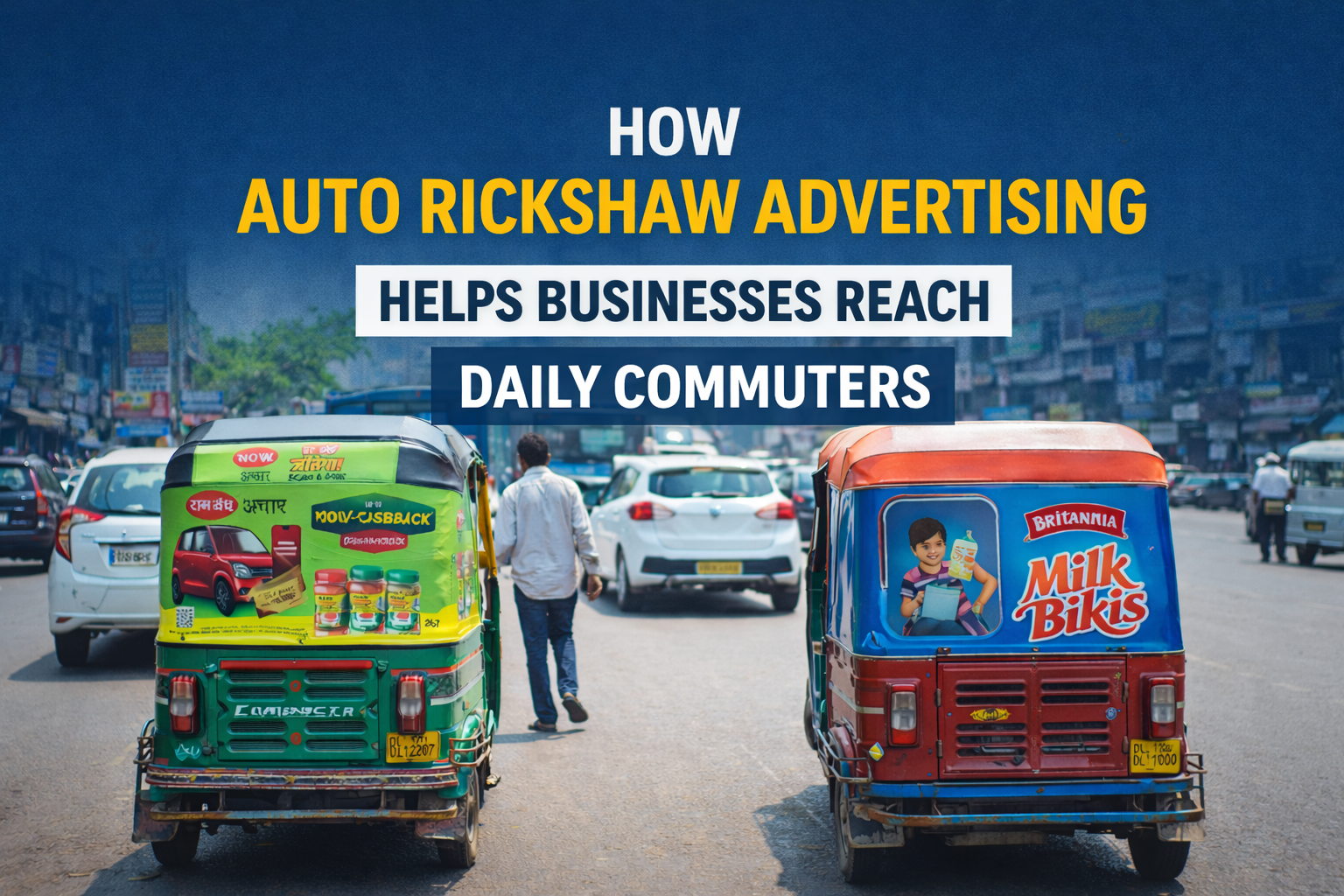 How Auto Rickshaw Advertising Reaches Daily Commuters in Delhi | 360 ...