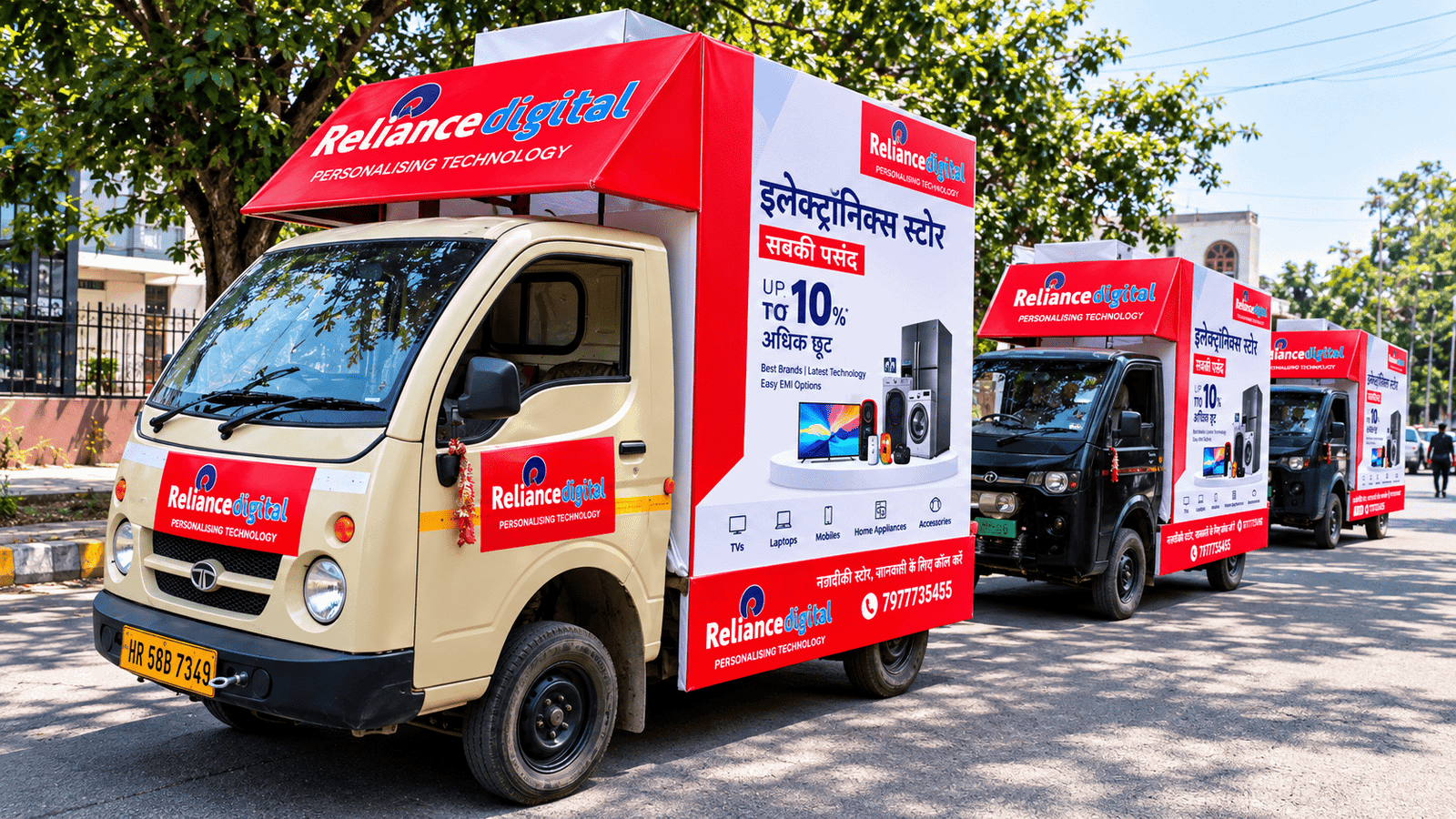 Mobile van advertising photo 3